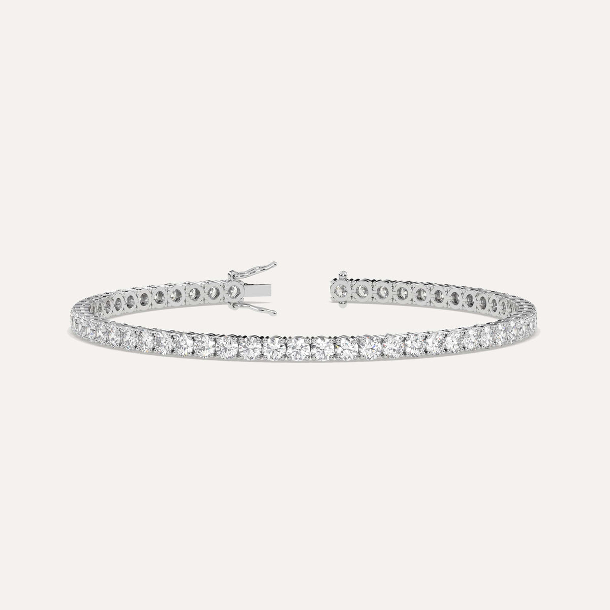 6 carat Diamond Tennis Bracelet Lab Diamond White Gold