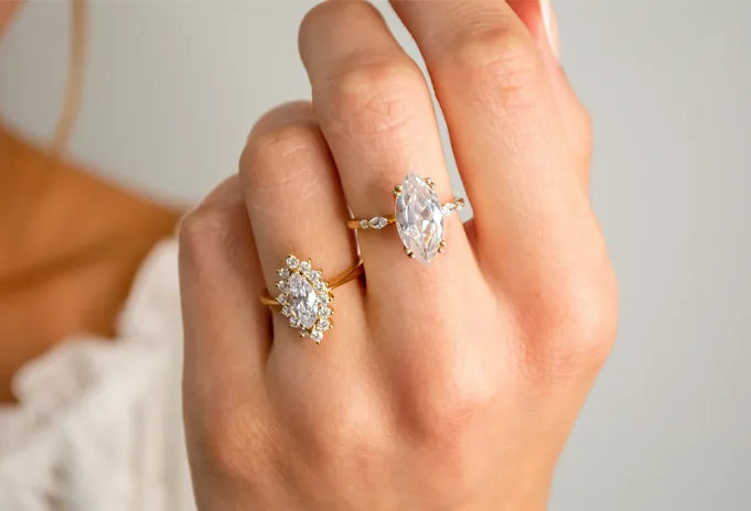 Marquise Wedding Band