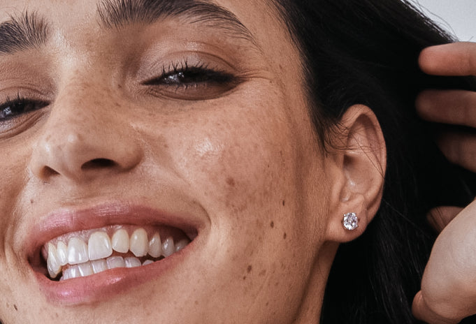 diamond stud earrings for women