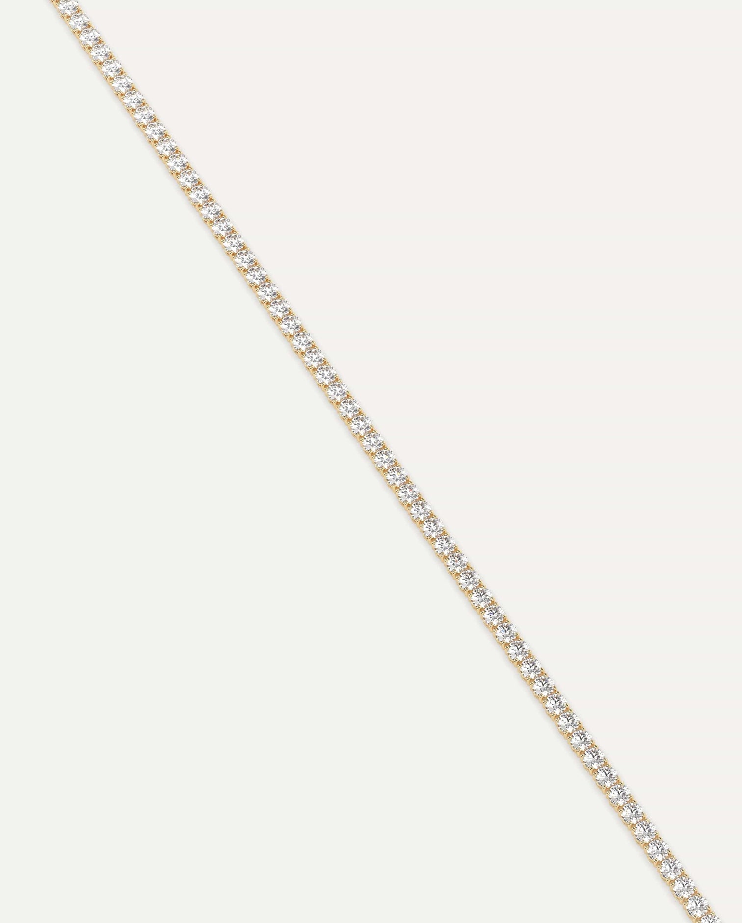 Bracelet Tennis Diamant 1.00 Ct - Naturel J K I3 - Plaqué Or Laiton - Longueur 7.5 Pouces - Neuf Sans Emballage