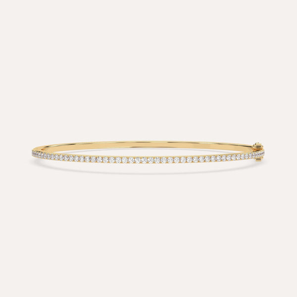 Stone and Silver Bangle Bracelet - Four Peaks Mining Co.