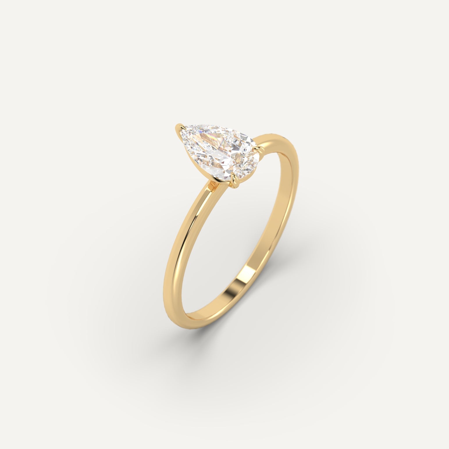 carat Pear Cut Diamond Ring