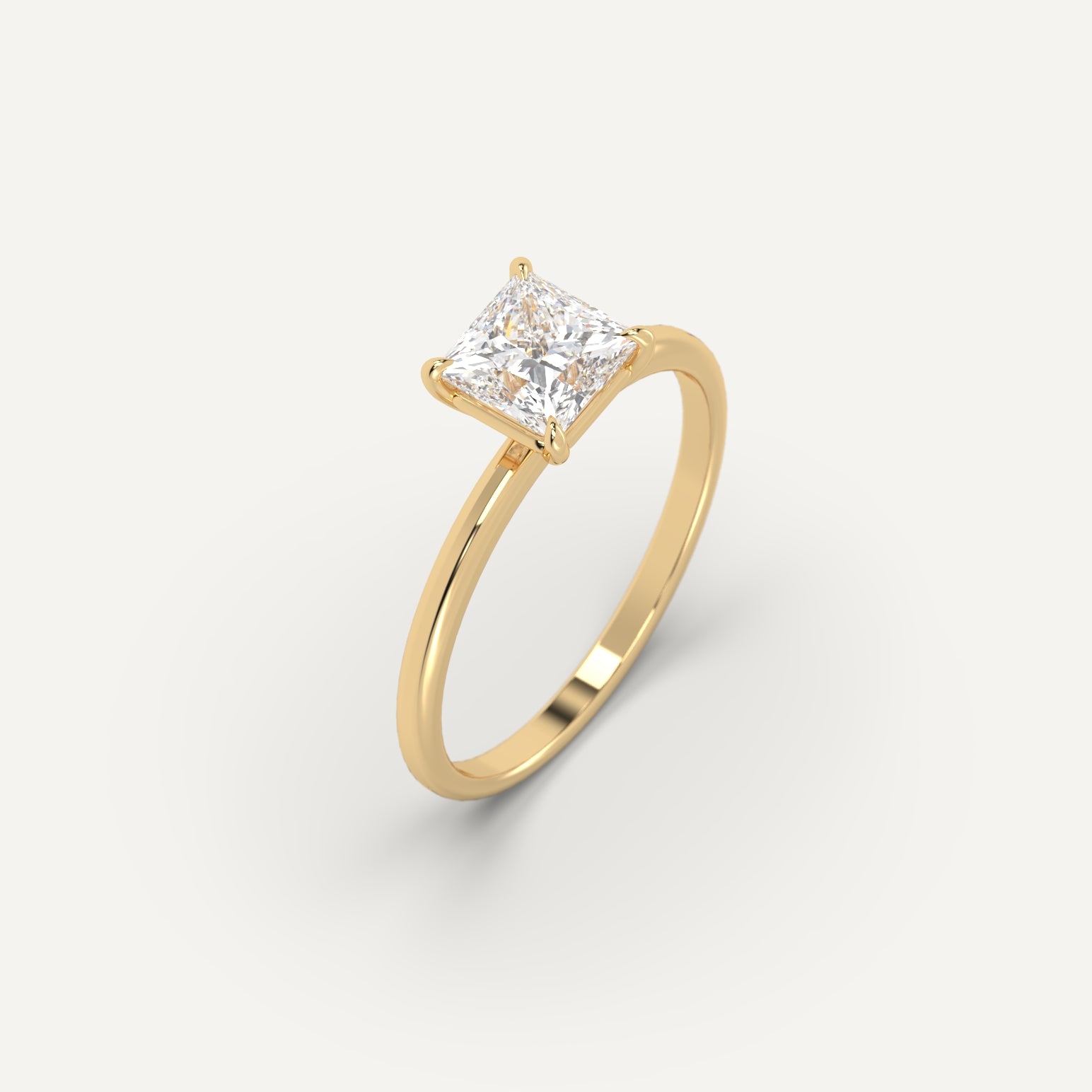 carat Princess Cut Diamond Ring - Main Image