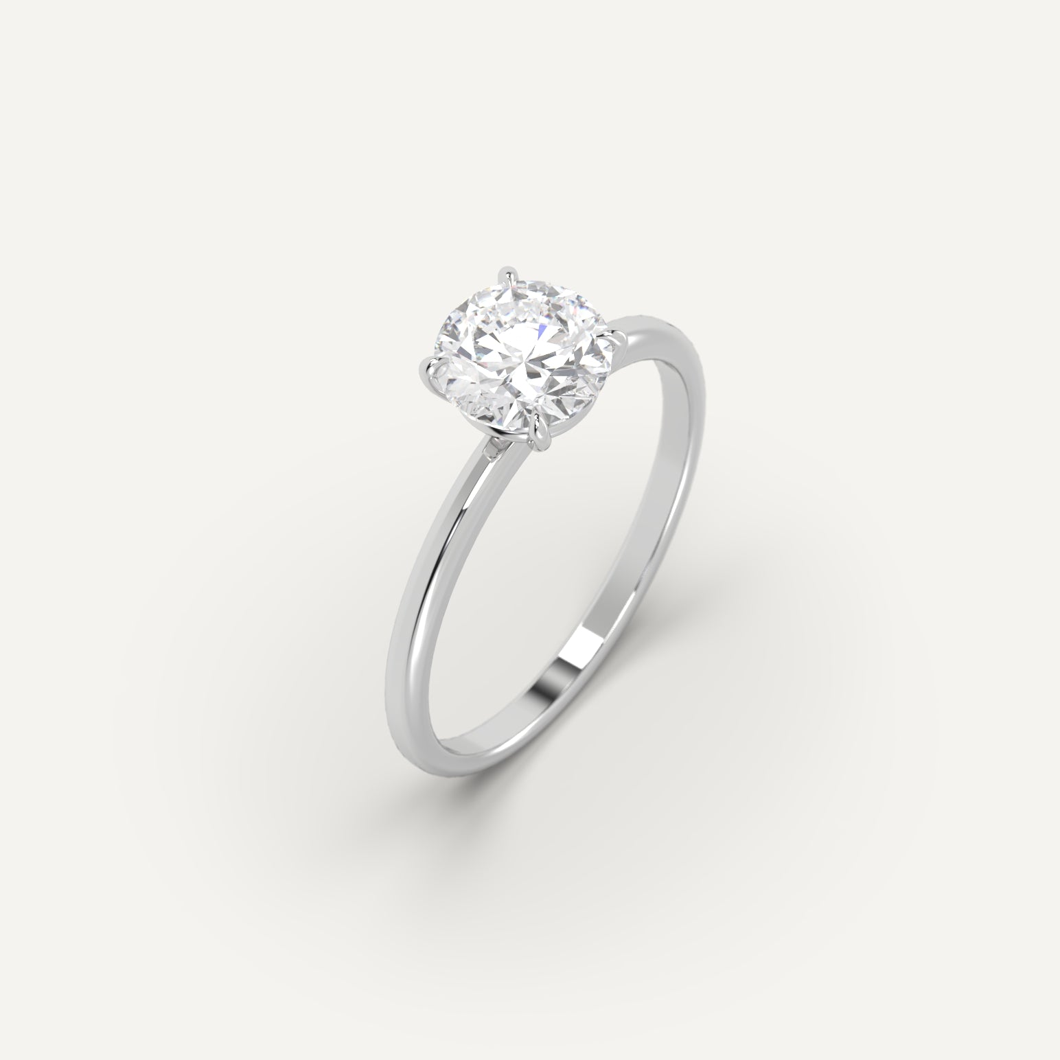 carat Round Cut Diamond Ring