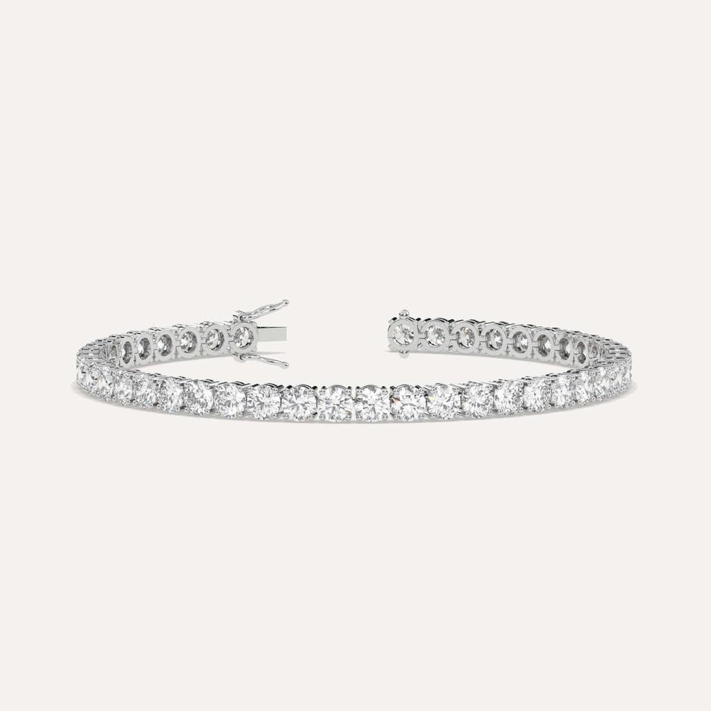 10 carat diamond tennis bracelet in 14K white gold