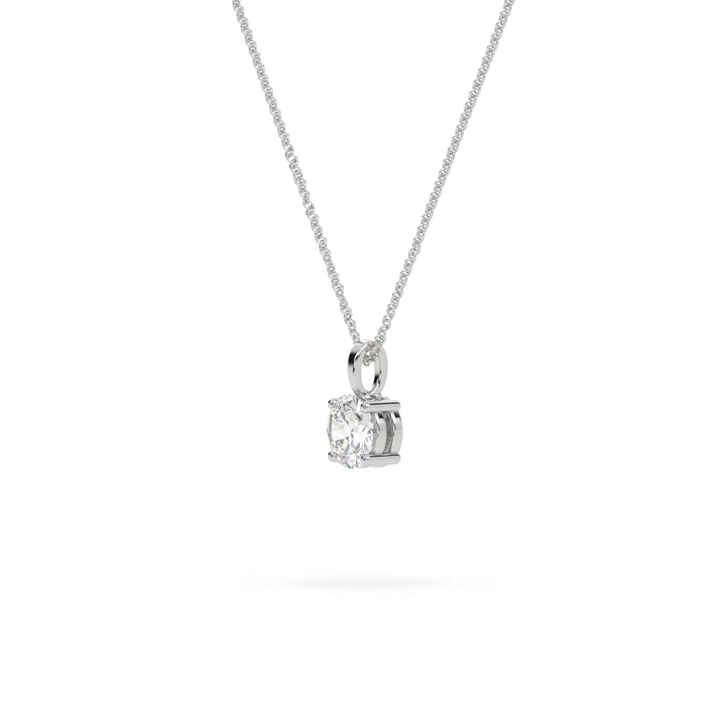 2.50 carat Minimalist Lab Diamond Pendant
