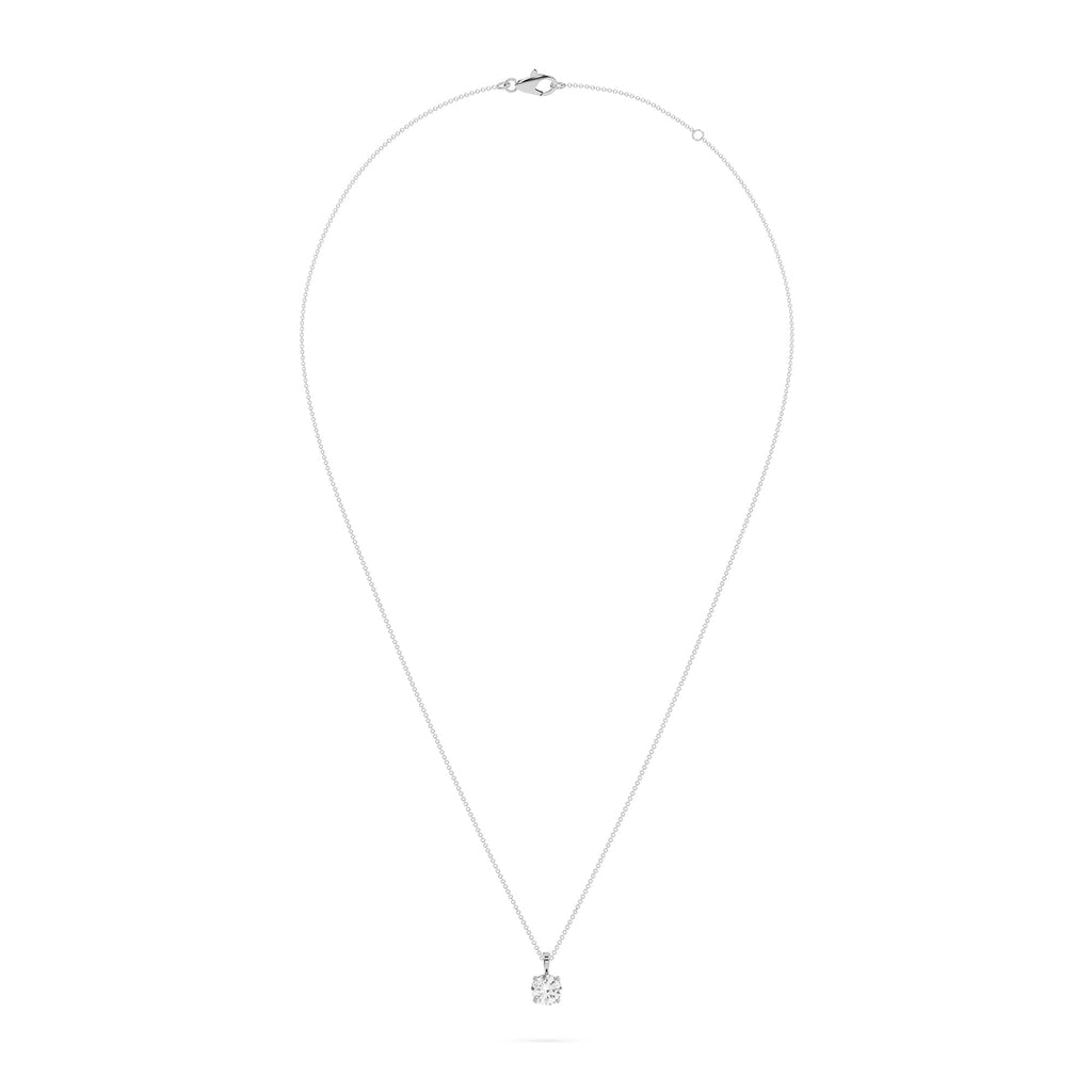 2.50 carat Minimalist Lab Diamond Pendant
