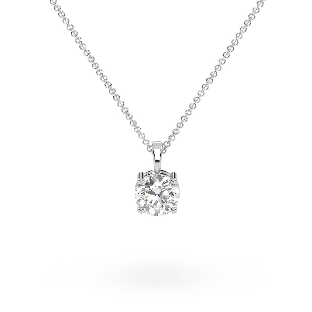 2.50 carat Minimalist Lab Diamond Pendant