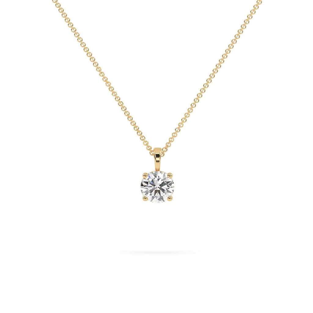 2.50 carat Minimalist Lab Diamond Pendant