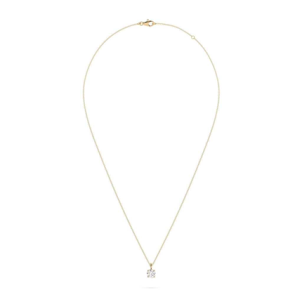 2.50 carat Minimalist Lab Diamond Pendant