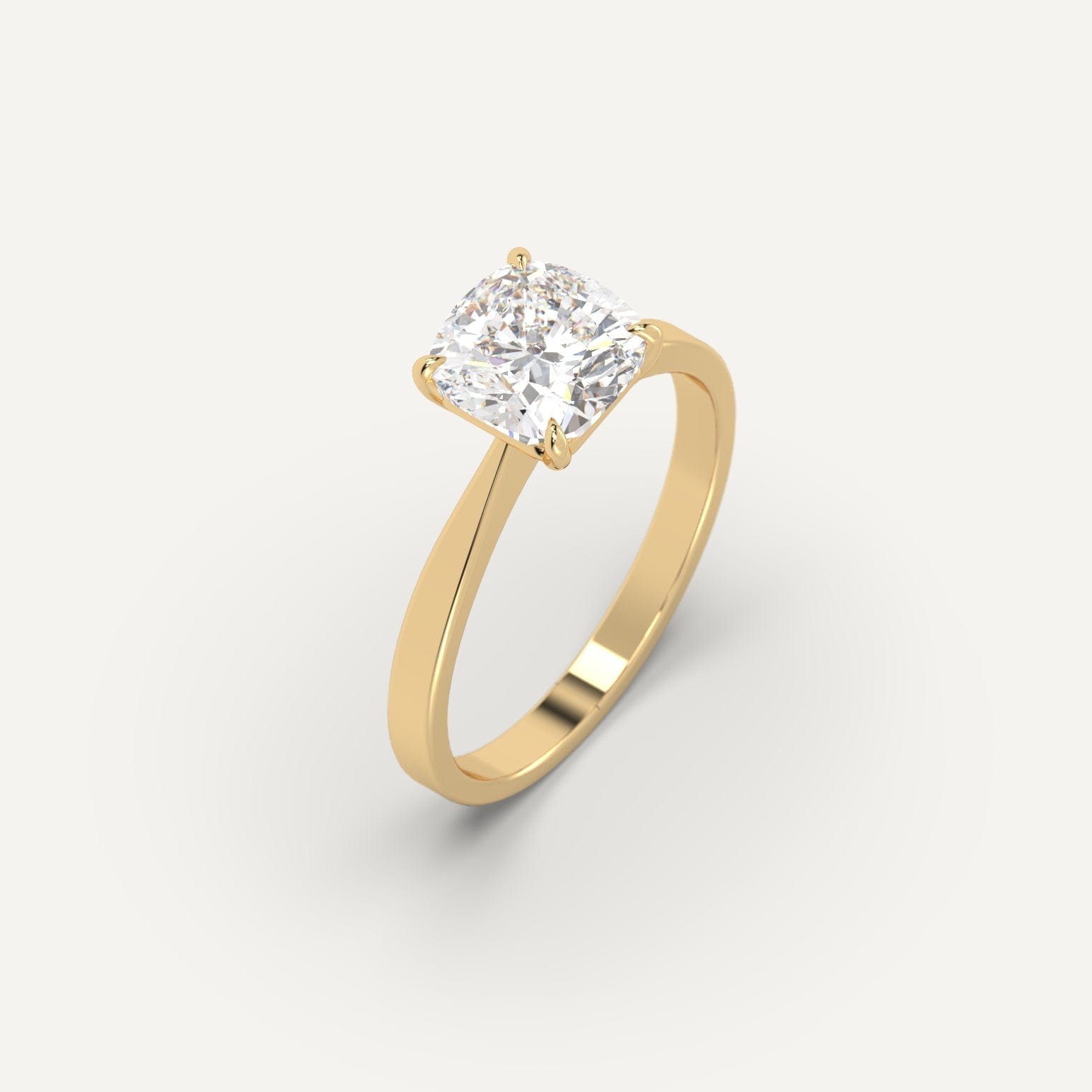 carat Cushion Cut Diamond Ring - Main Image