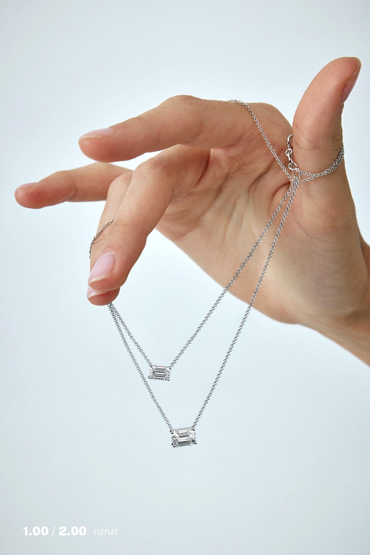 Floating necklace hotsell