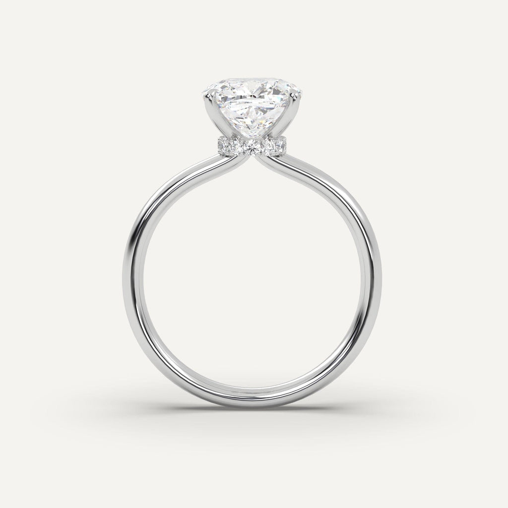 3 Carat Cushion Cut Engagement Ring In 950 Platinum