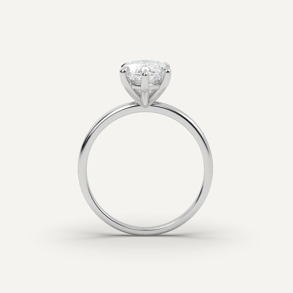 3 Carat Marquise Cut Engagement Ring In Platinum