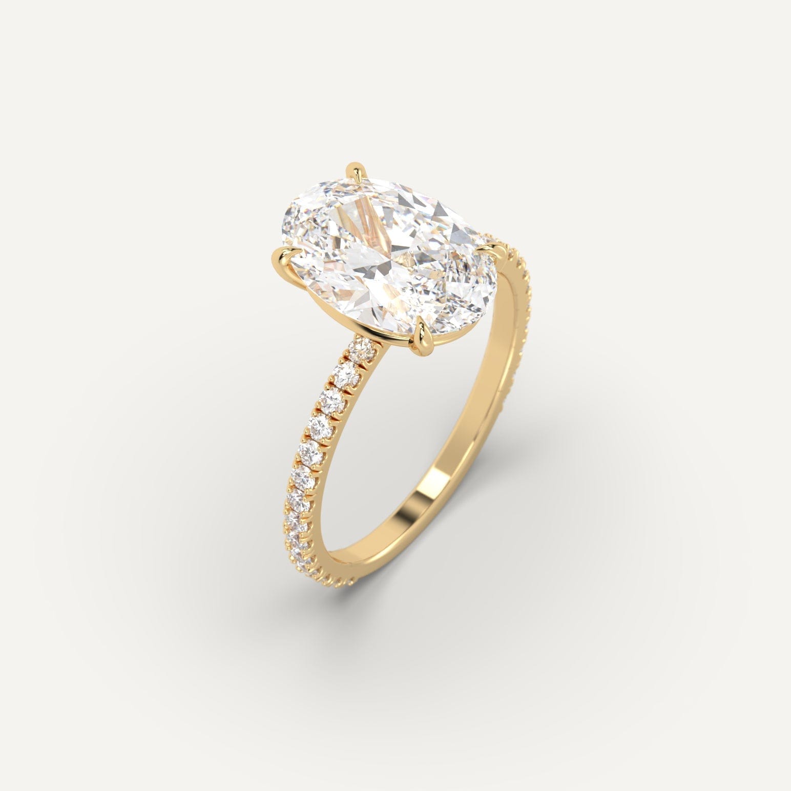 carat Oval Cut Diamond Ring - Main Image