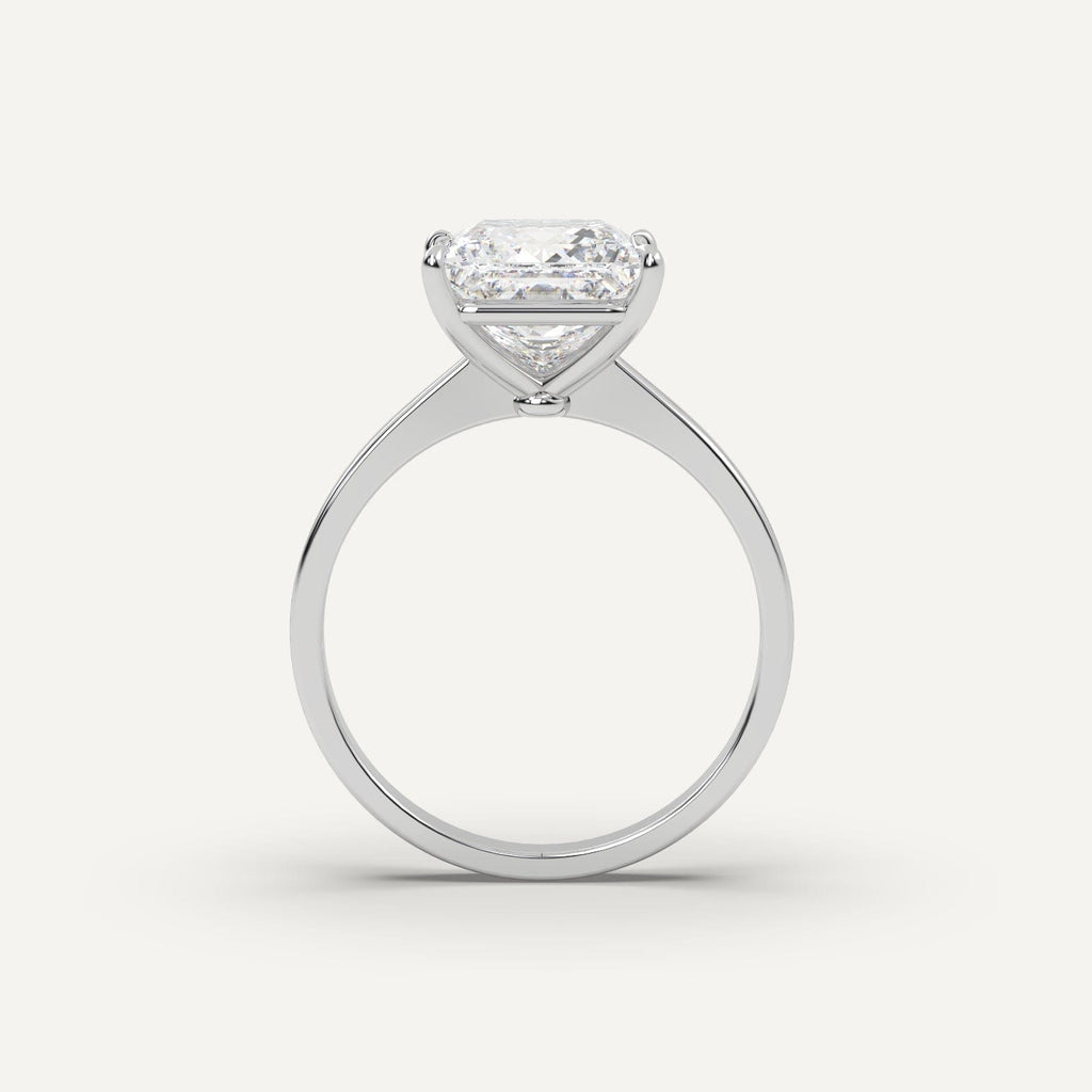 3 Carat Princess Cut Engagement Ring In 950 Platinum
