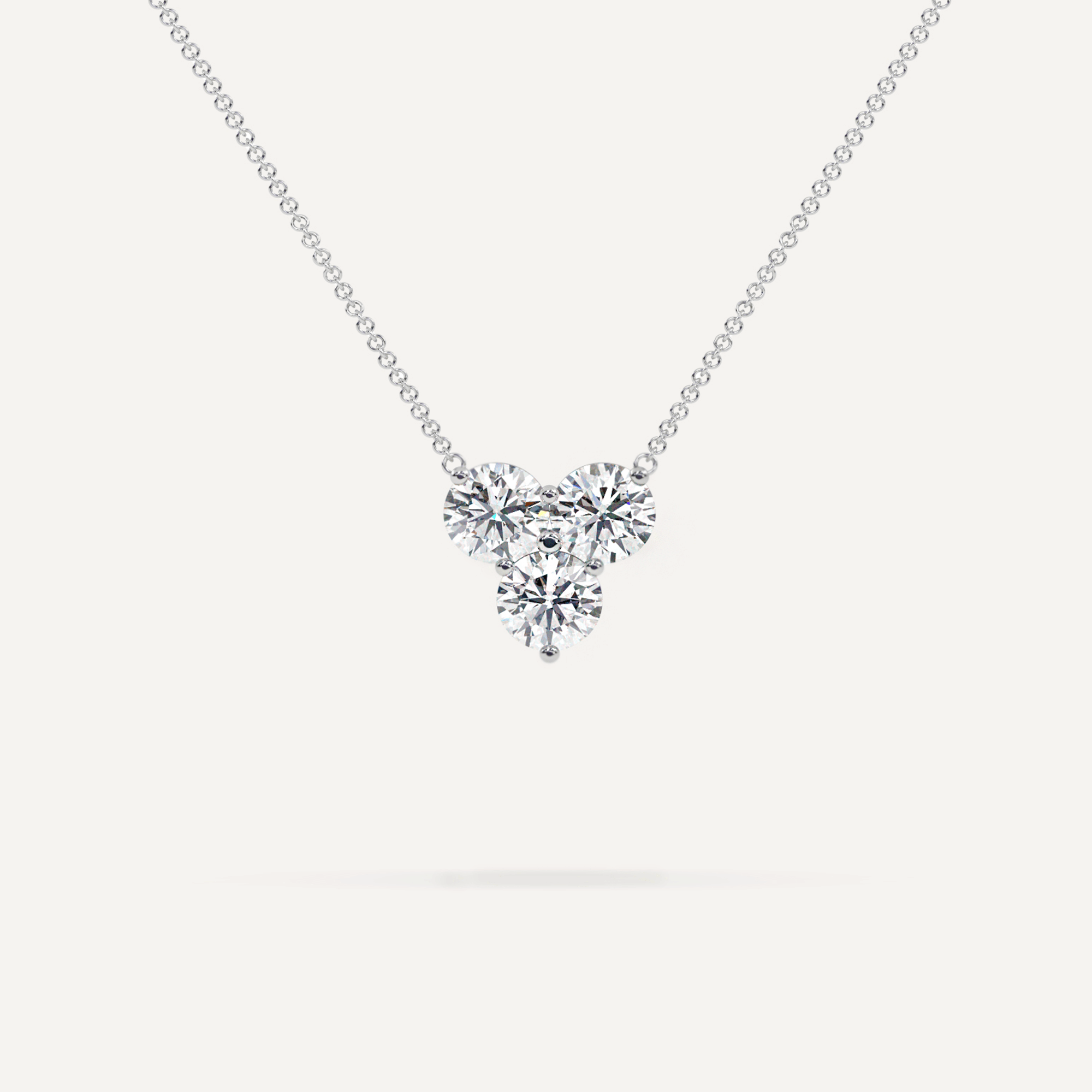 3 diamond necklace online pendant