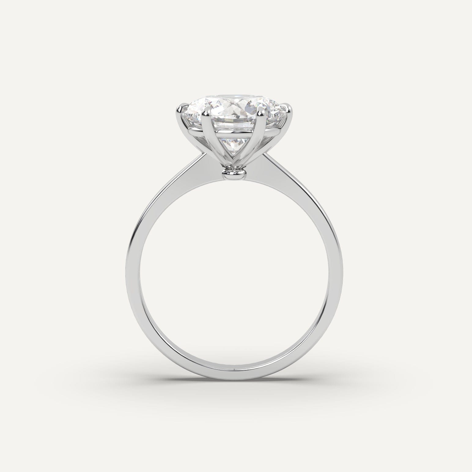 Cathedral Round Diamond Ring Setting Build Your Ring