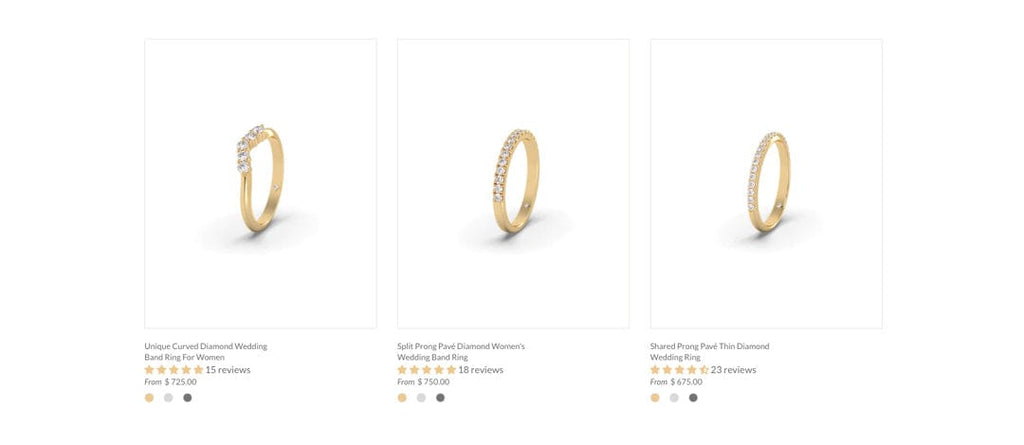 Diamond wedding bands