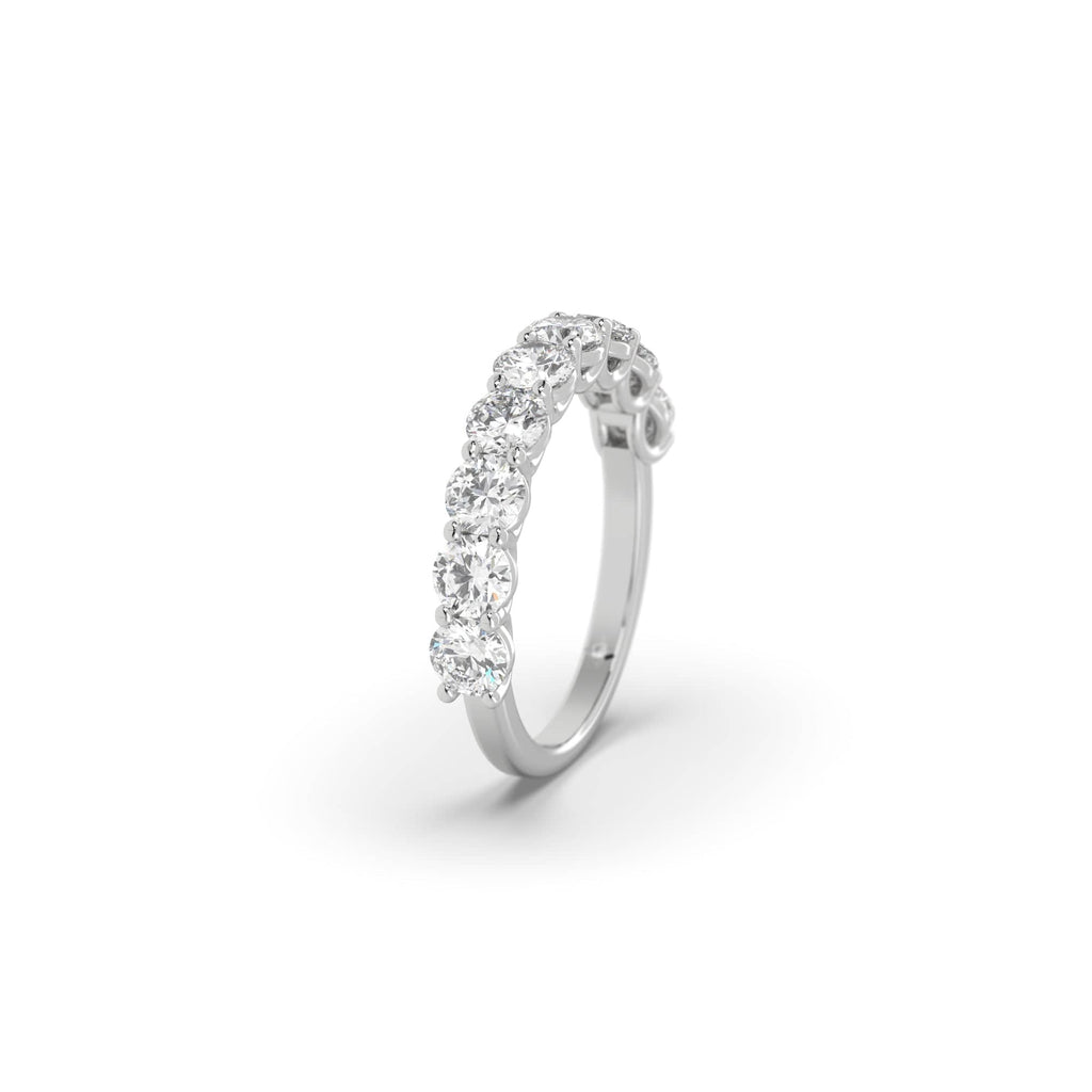 Lab Diamond Semi Eternity Ring