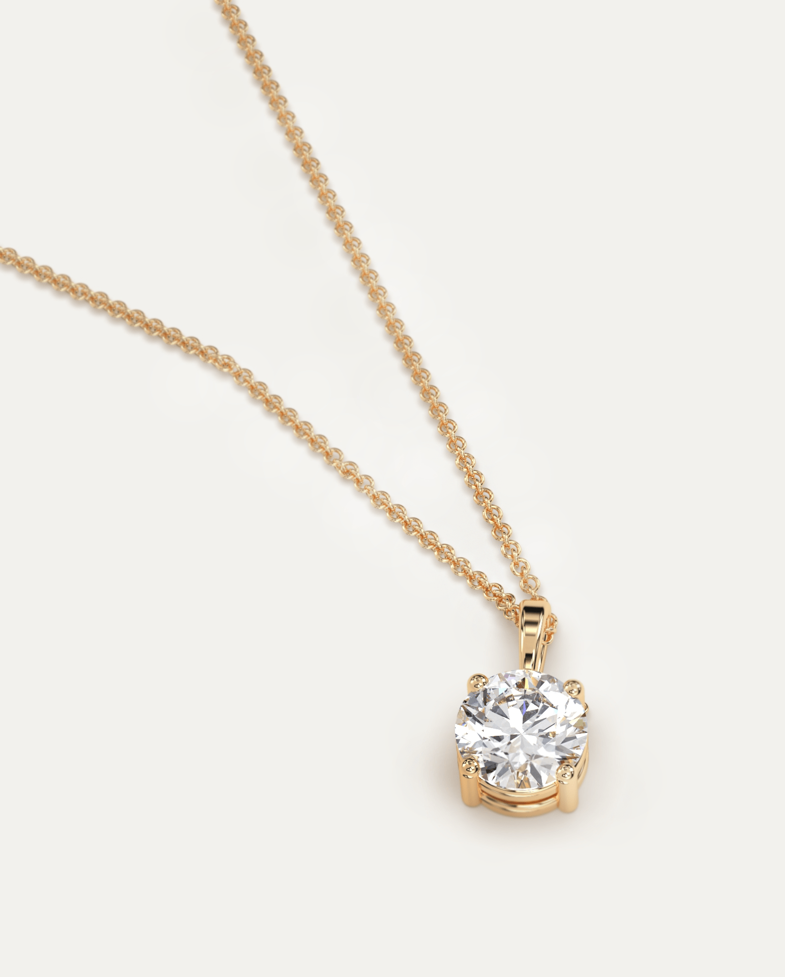 Simple diamond stone necklace Outlet