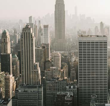 New York skyscrapers view