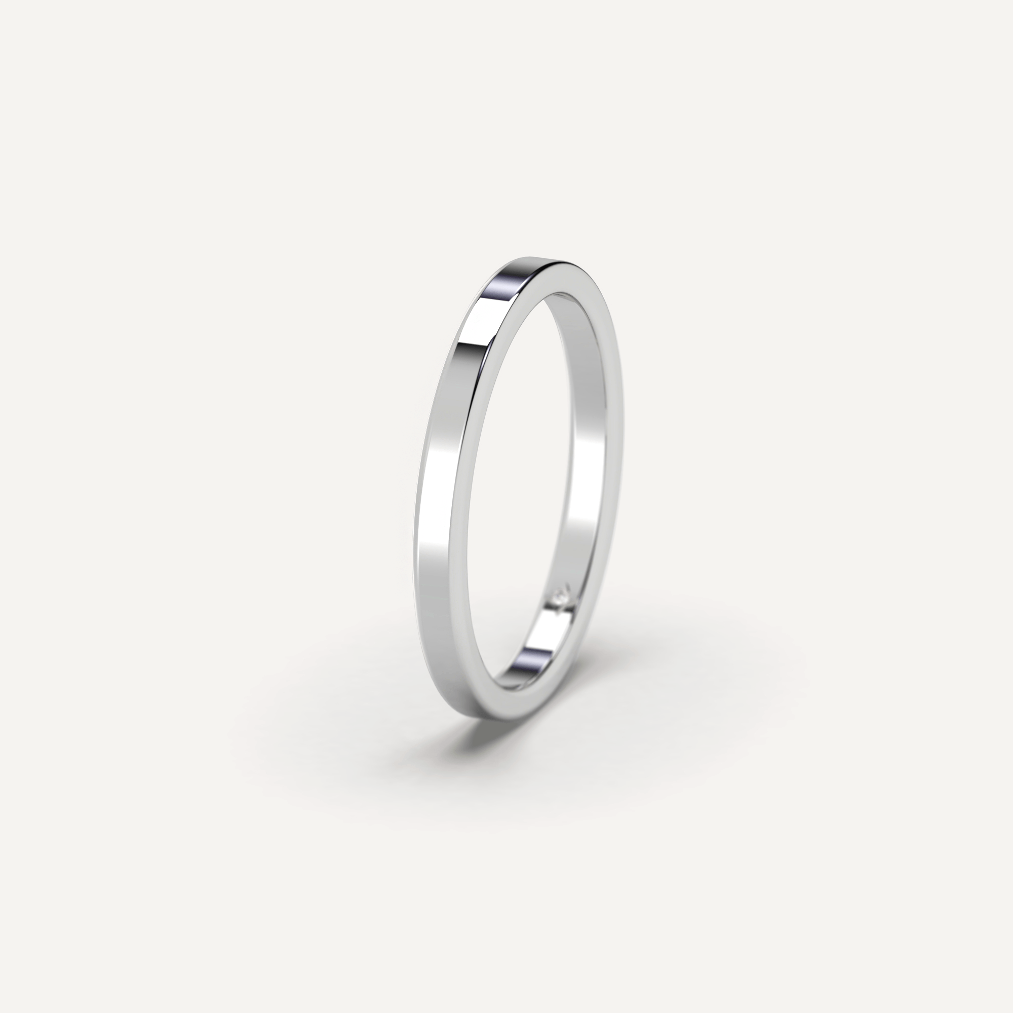 Simple thin wedding band deals