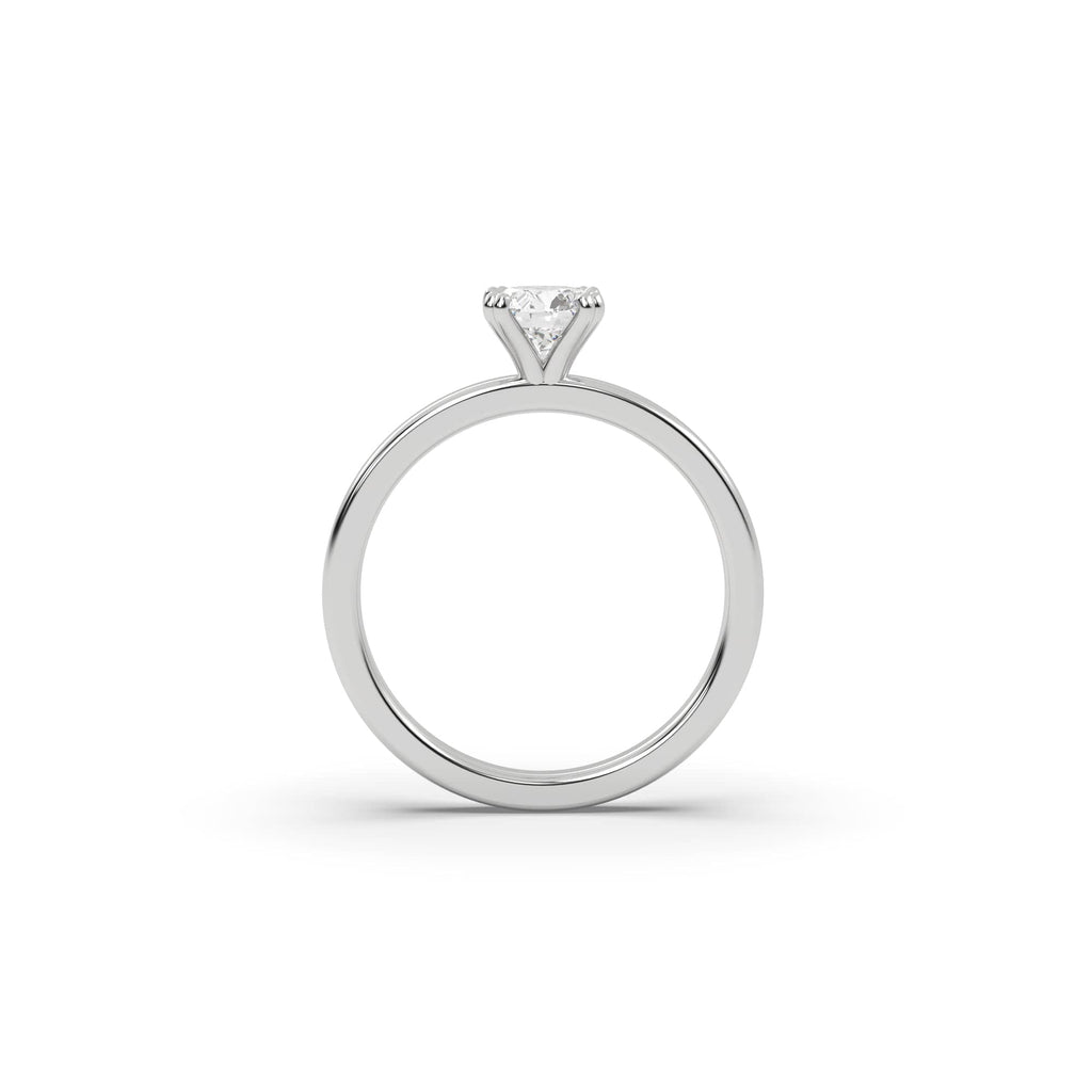 Engagement 0.70 carat F-VS1 Natural Round Diamond Solitaire Engagement Ring