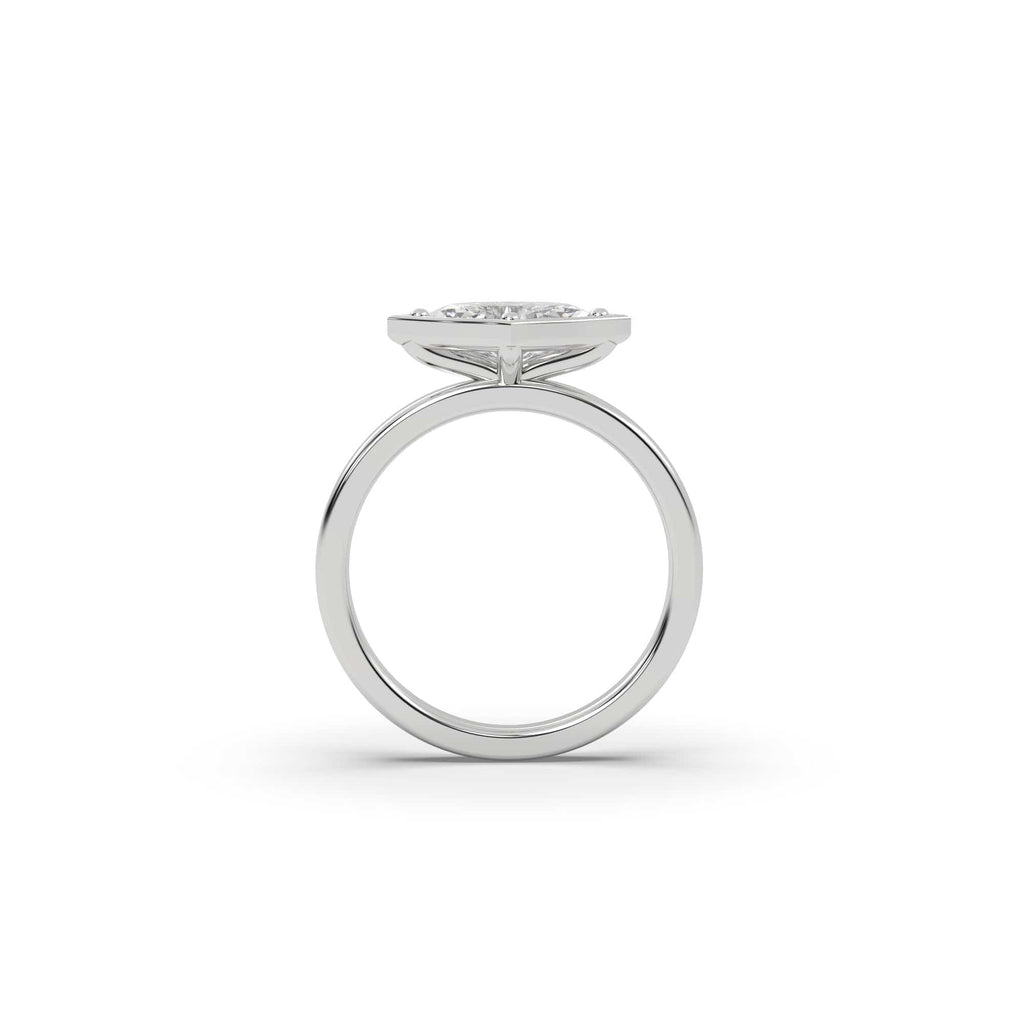 Engagement 0.70 carat G-VS1 Natural Marquise Diamond East to West Engagement Ring