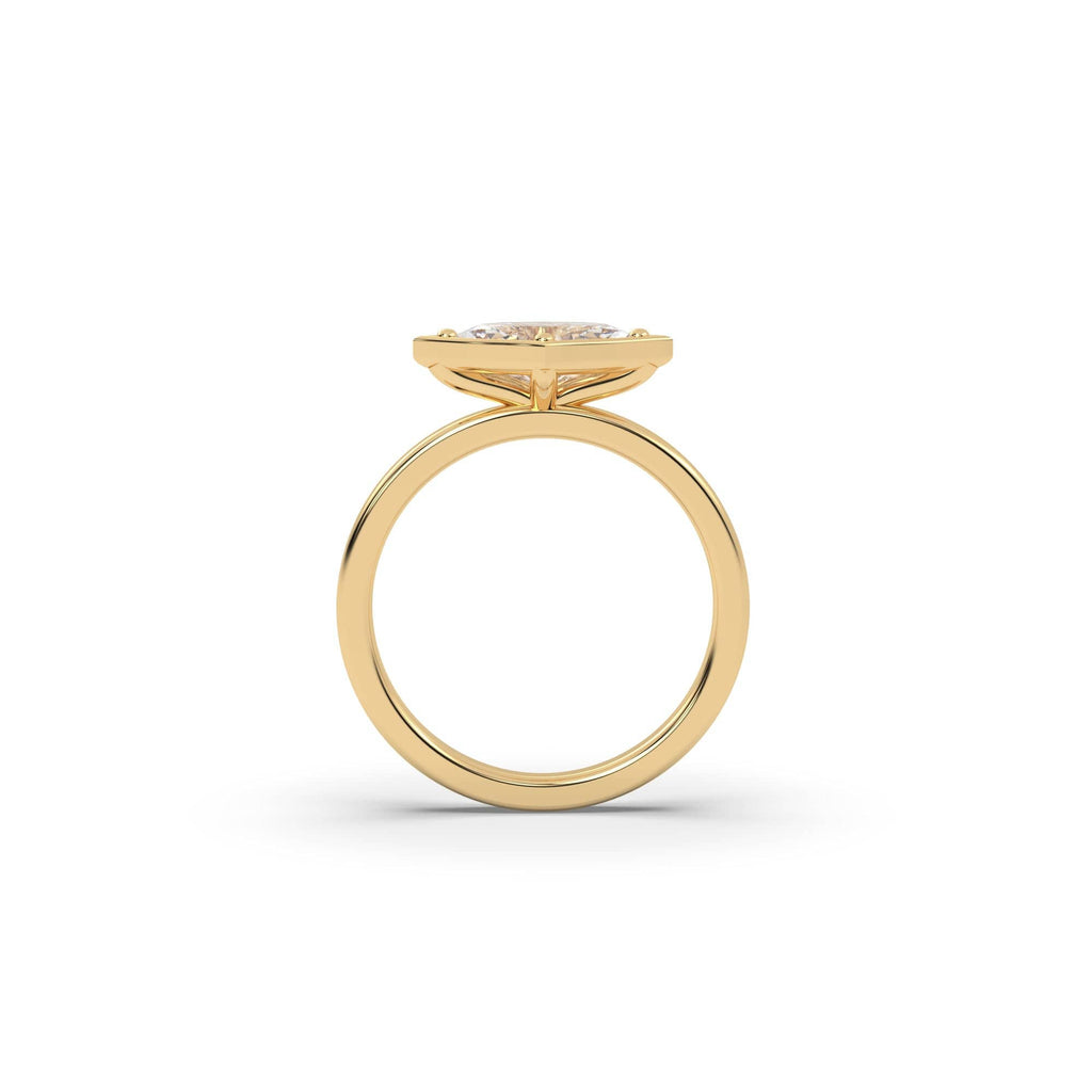 Engagement 0.70 carat G-VS1 Natural Marquise Diamond East to West Engagement Ring