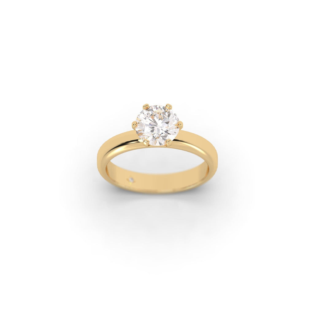 Engagement 1.81 carat 6-Prong Solitaire Round Diamond Engagement Ring