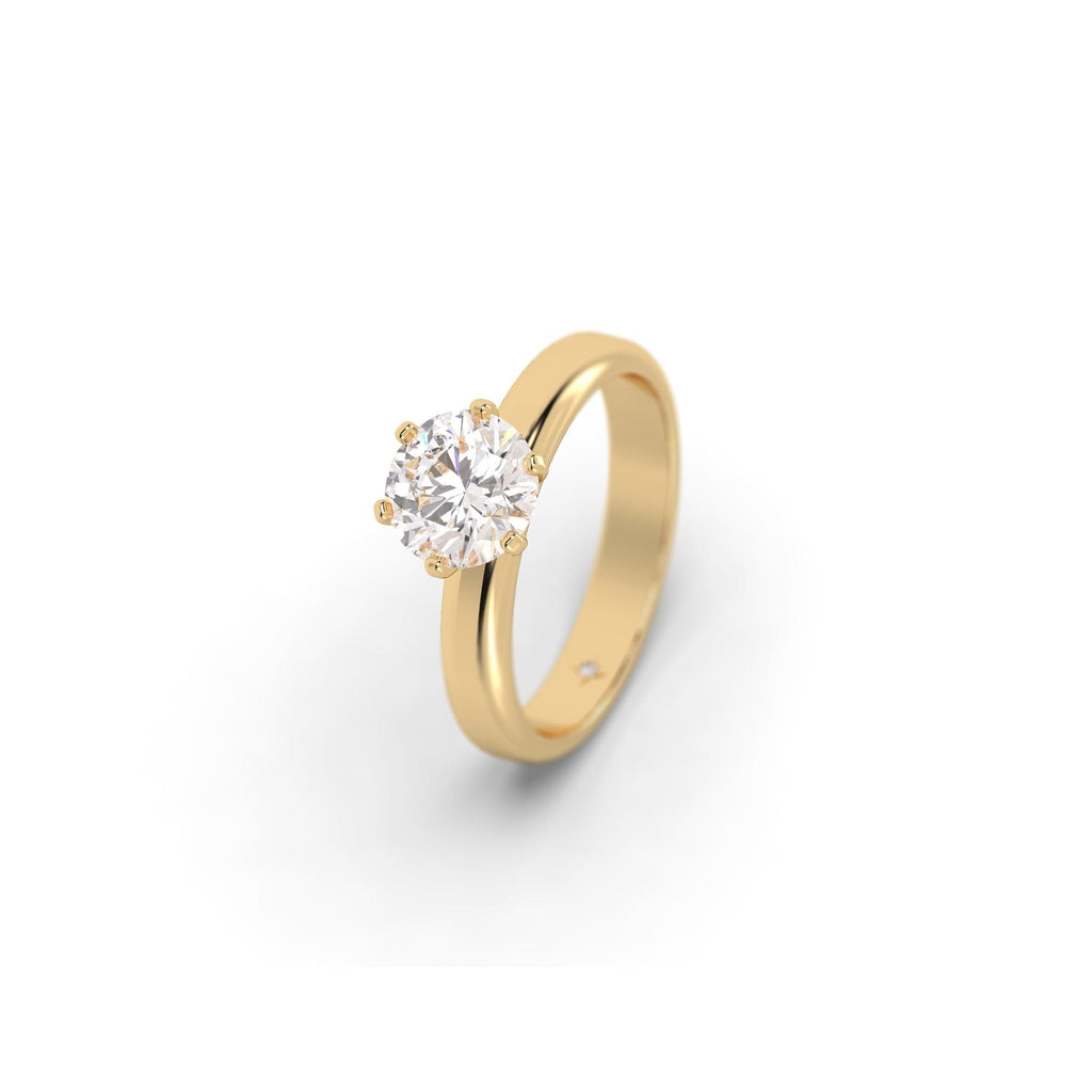 Engagement 1.81 carat 6-Prong Solitaire Round Diamond Engagement Ring