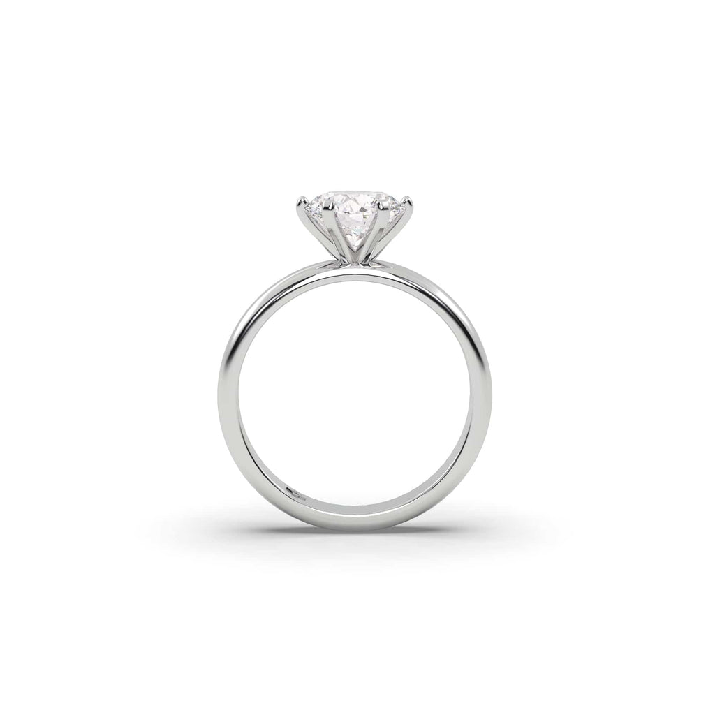 Engagement 1.81 carat 6-Prong Solitaire Round Diamond Engagement Ring