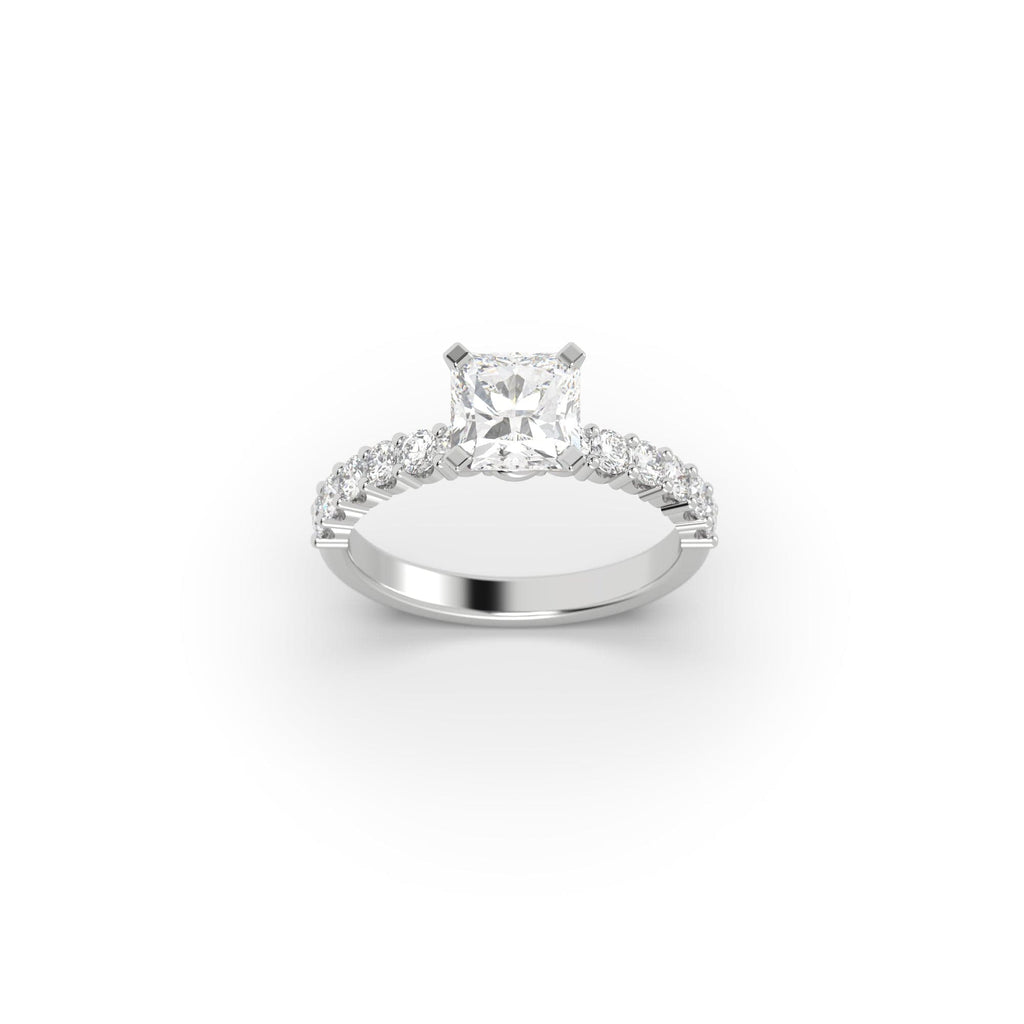 Engagement Classic 1.07 carat CE Natural Radiant Diamond Engagement Ring