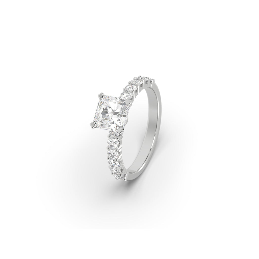 Engagement Classic 1.07 carat CE Natural Radiant Diamond Engagement Ring
