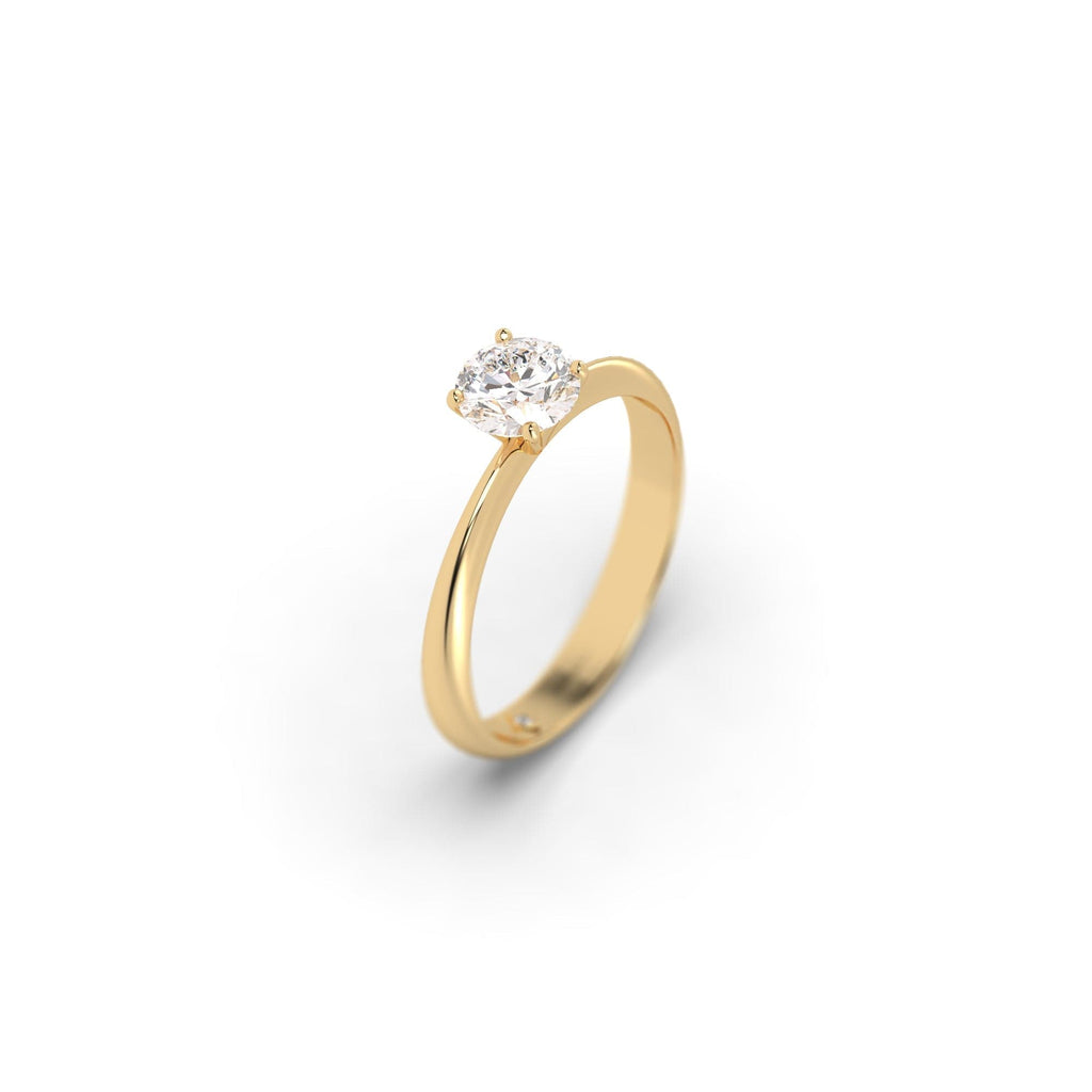 Engagement Classic Solitaire Moissanite Engagement Ring