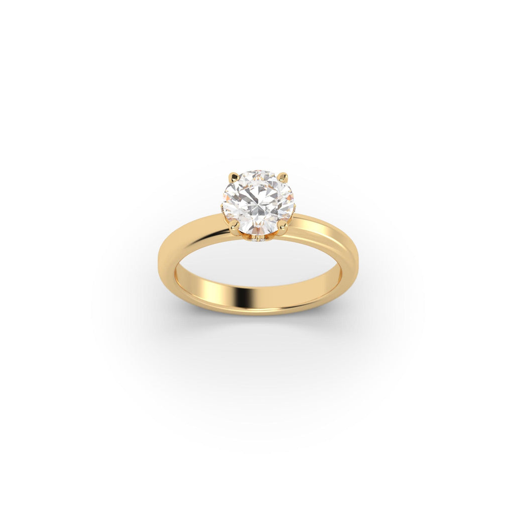 Engagement Designer 1.22 carat CE Natural Round Diamond Engagement Ring