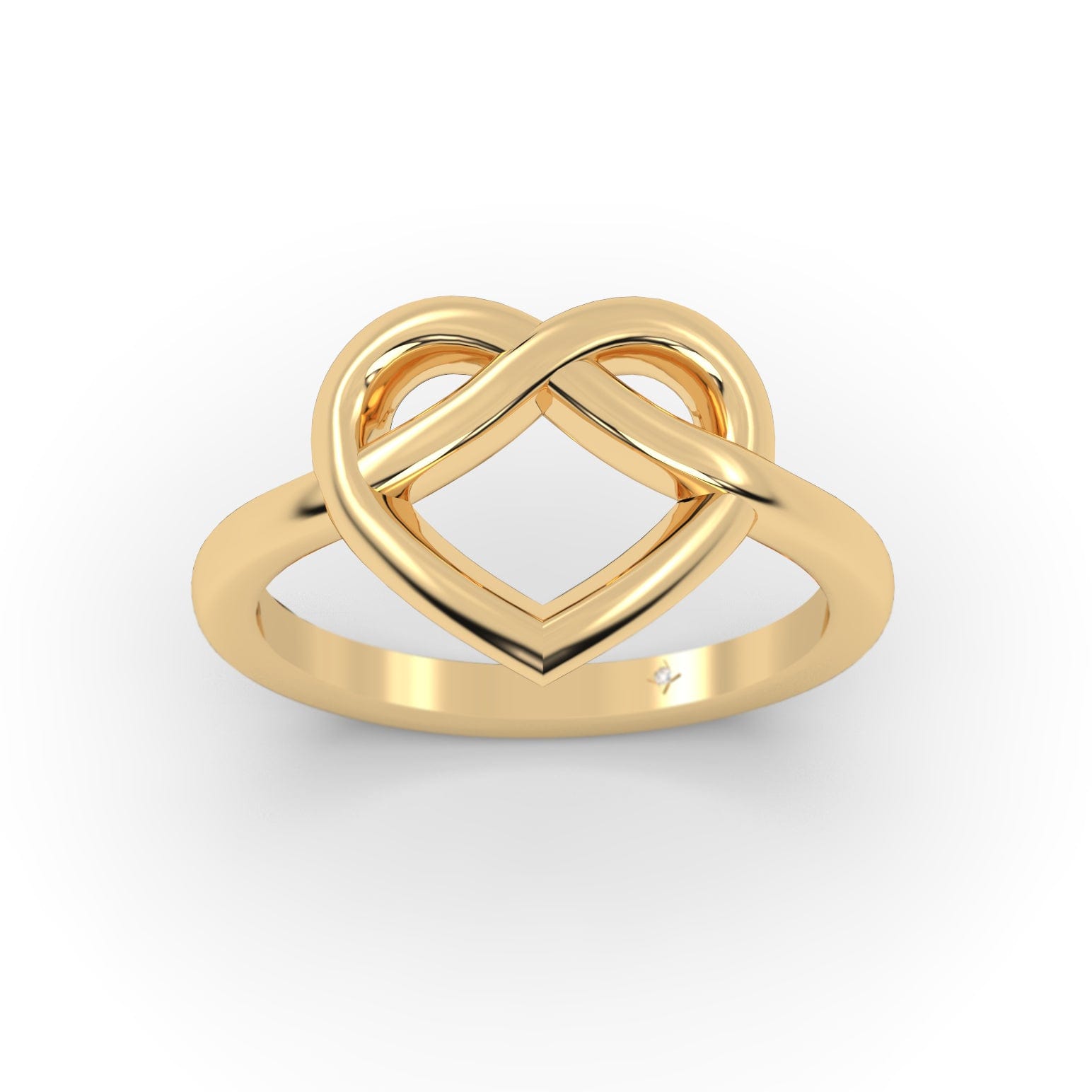 Knot promise ring gold Clearance