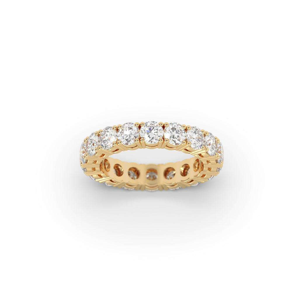 Round Lab Grown Diamond Full Eternity Band Ring
