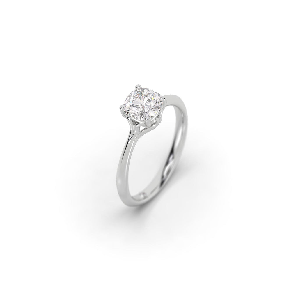 Engagement Vintage Style Cushion Cut Sustainable Diamond Engagement Ring