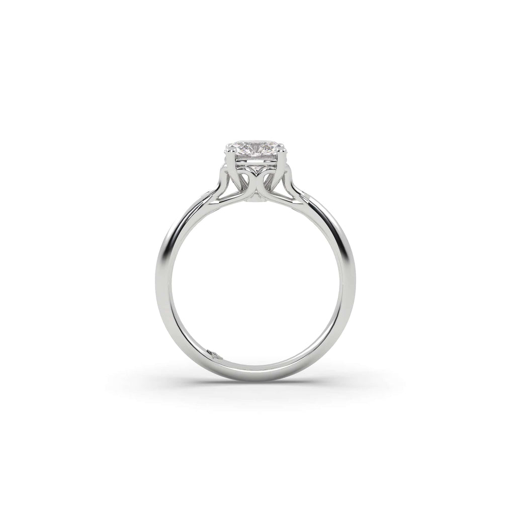 Engagement Vintage Style Cushion Cut Sustainable Diamond Engagement Ring