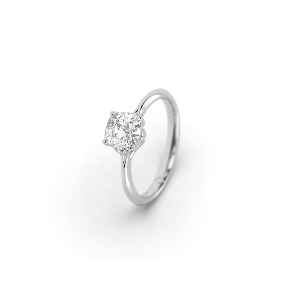 Engagement Vintage Style Cushion Cut Sustainable Diamond Engagement Ring